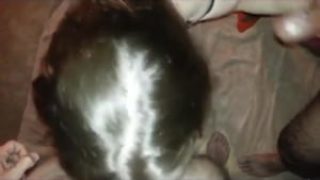 Sexwife gives blowjob to hubbys friends