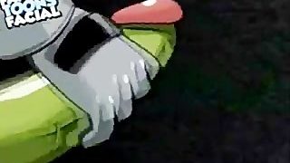 Beast boy fucks Raven